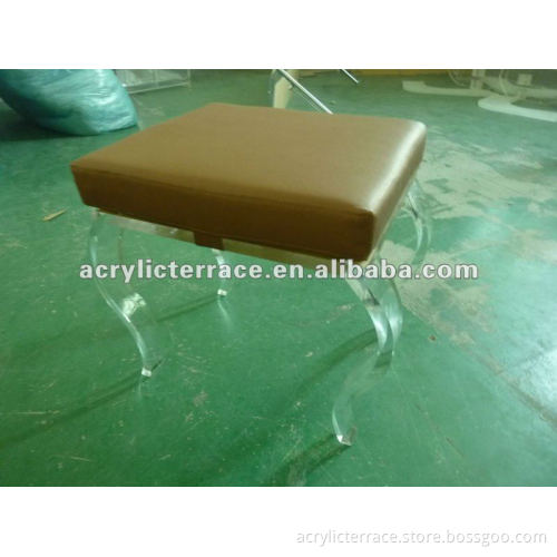 Clear Acrylic Lucite Vanity Stool for any room